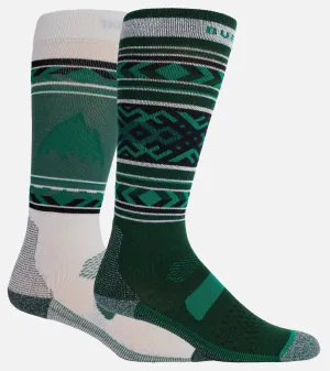 Burton Performance Lightweight Two Pack Socks Womens Botanical Garden