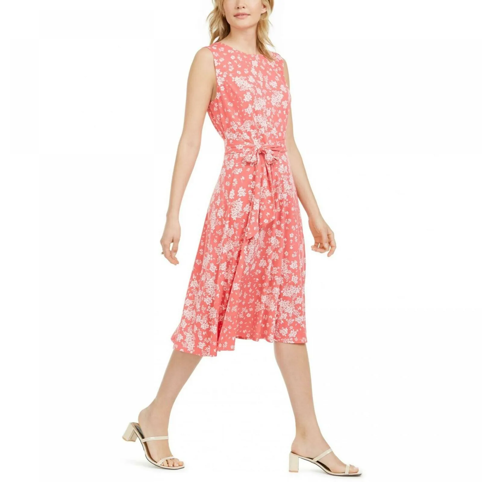 Charter Club Women's Floral Print Knit Midi Dress
