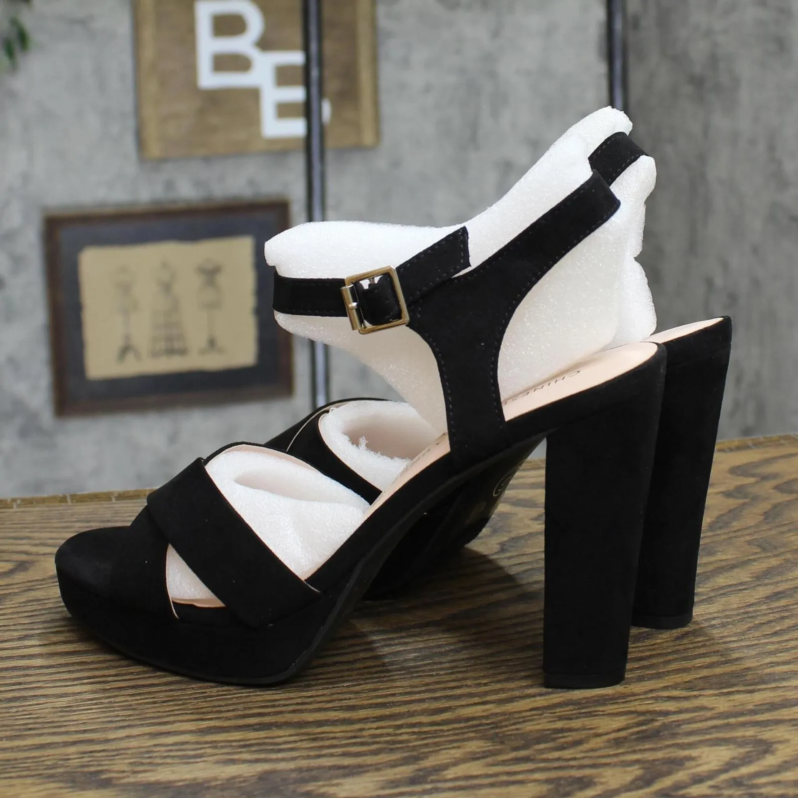 Chinese Laundry Women's Always Heeled Sandal Z-ALWAYS MICRO SU Black 8.5M