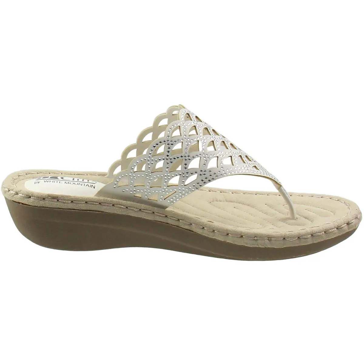 Cliffs by White Mountain Womens C21037 Sequined  Espadrilles