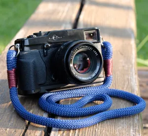 Cobalt Blue Acrylic Camera Strap