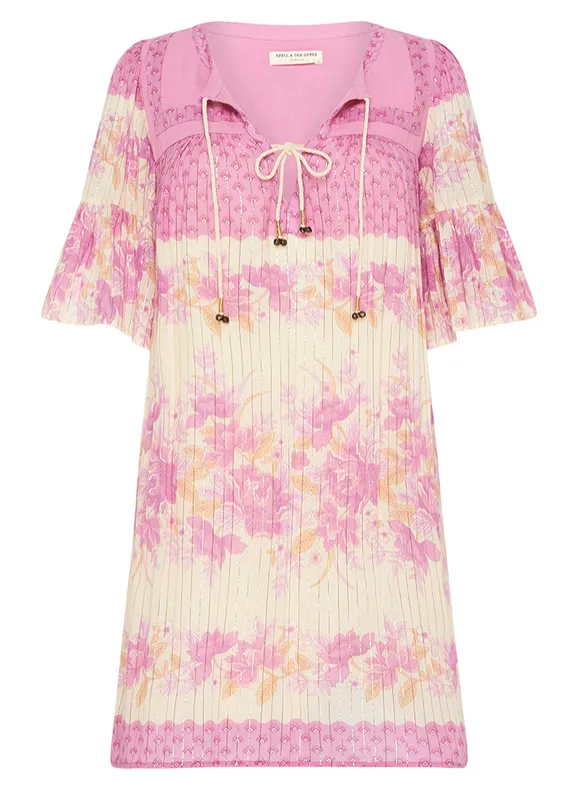 Coco Lei Flutter Sleeve Tunic - Lilac