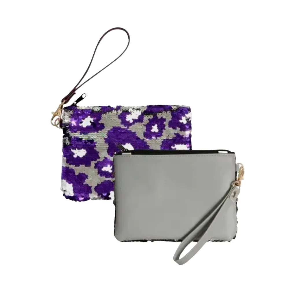 COLLEGE TEAM COLORED SEQUINED FLIP WRISTLETS - 7 COLORS