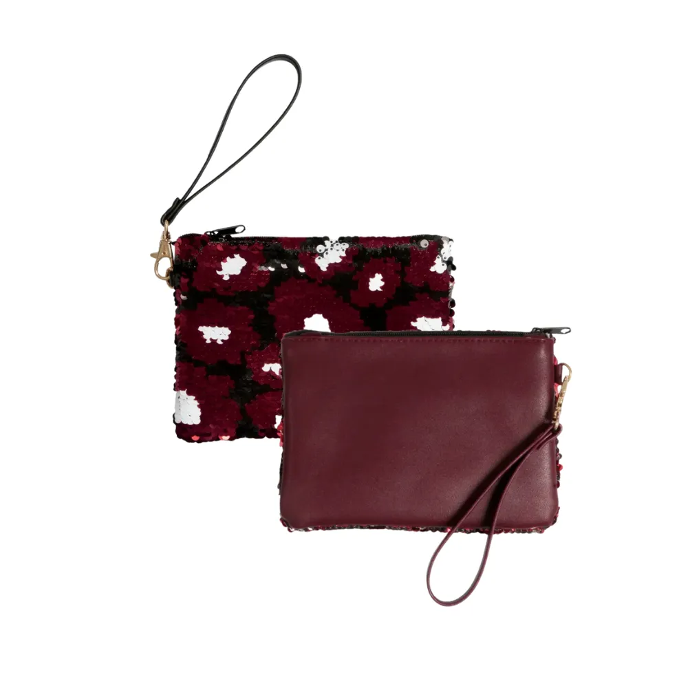 COLLEGE TEAM COLORED SEQUINED FLIP WRISTLETS - 7 COLORS