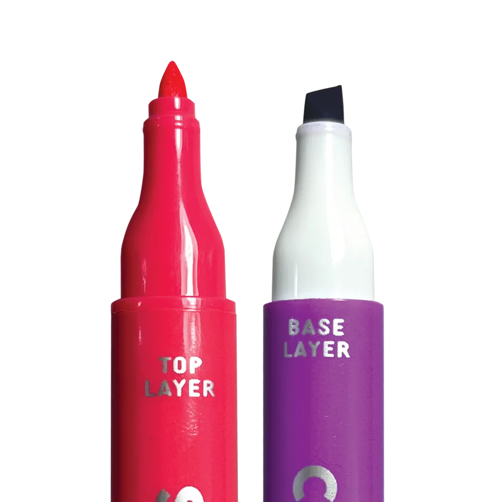 Color Layers Double Ended Layering Markers