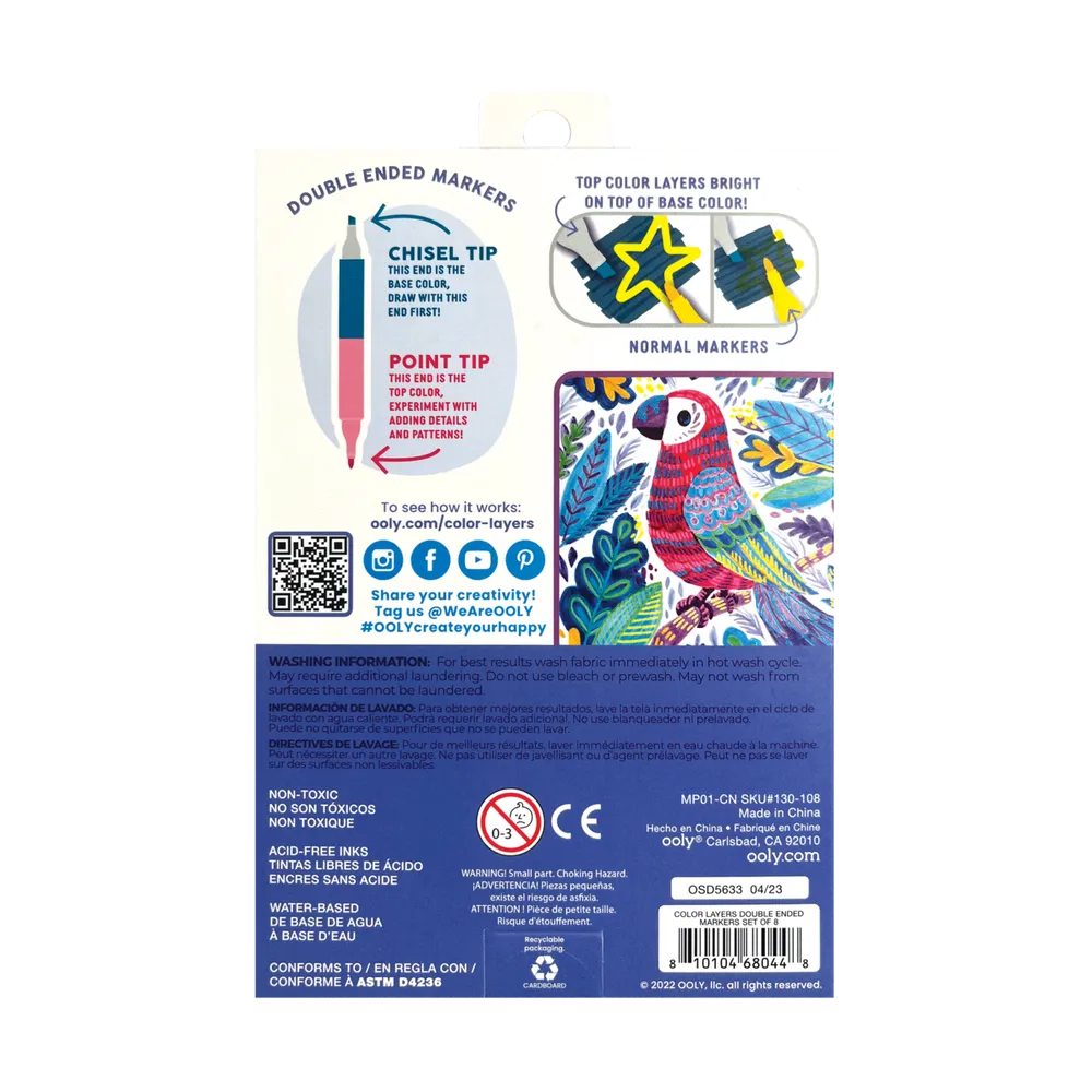 Color Layers Double Ended Layering Markers