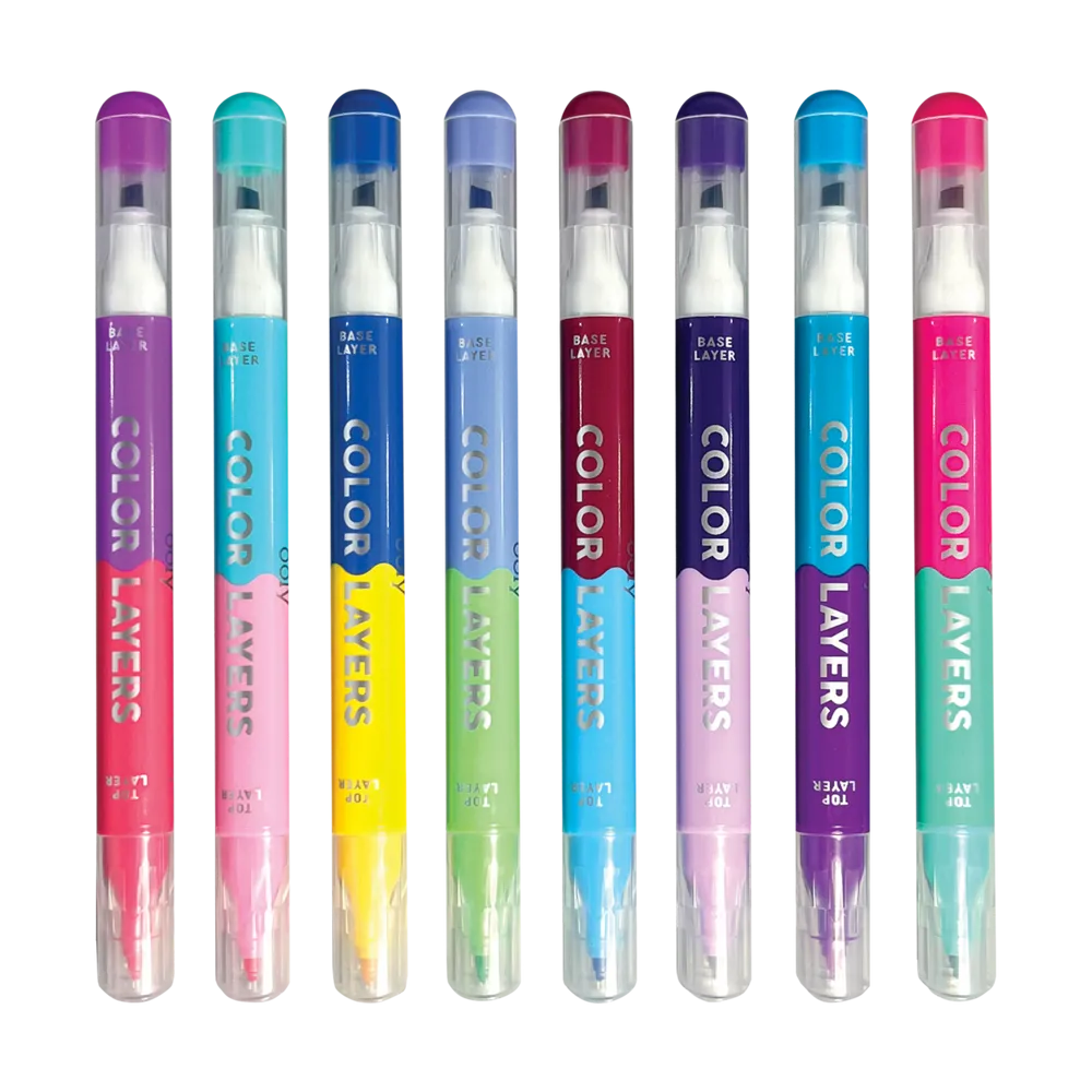 Color Layers Double Ended Layering Markers