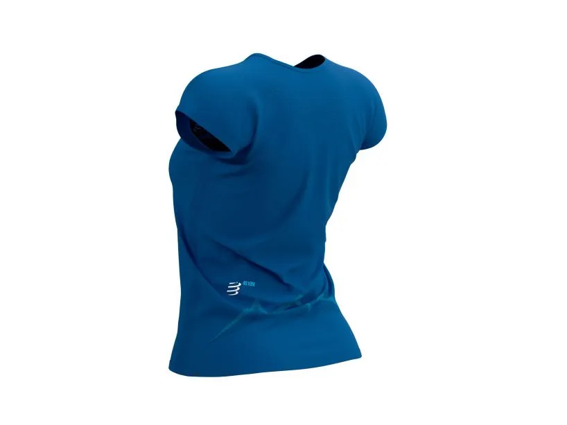 Compressport Women's Training Tshirt SS Mont Blanc 2021:Blue - AW00107L_500