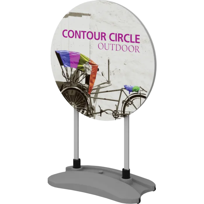 Contour Outdoor Sign Circle
