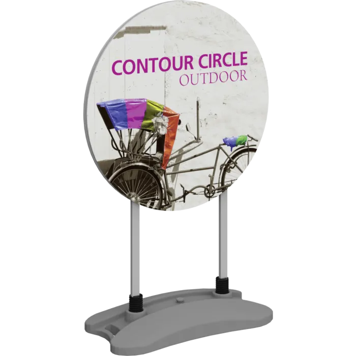 Contour Outdoor Sign Circle