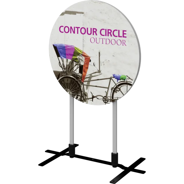 Contour Outdoor Sign Circle