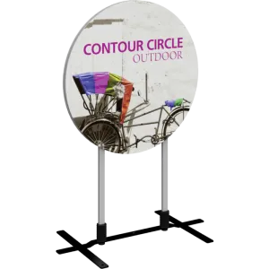 Contour Outdoor Sign Circle