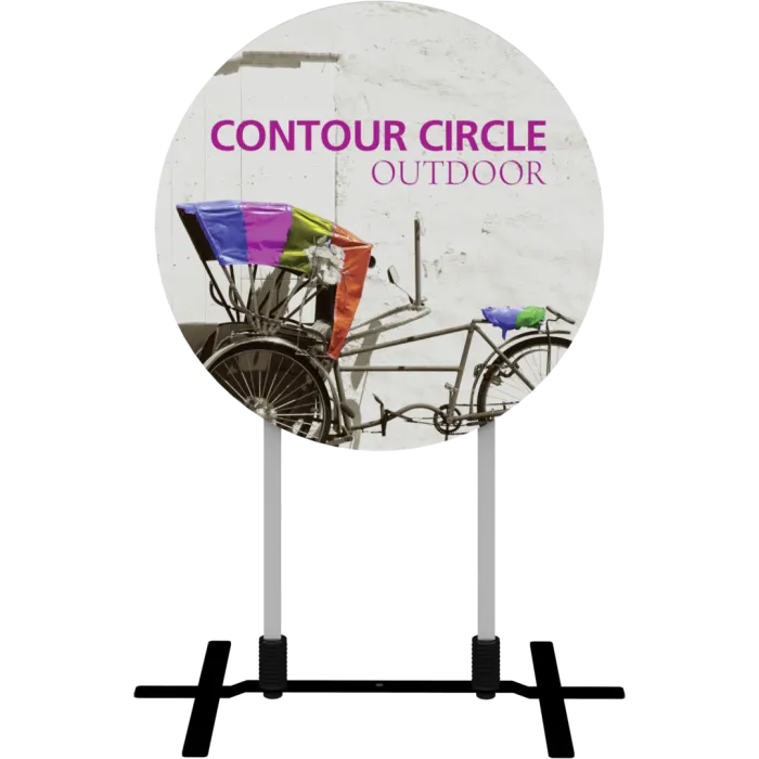 Contour Outdoor Sign Circle