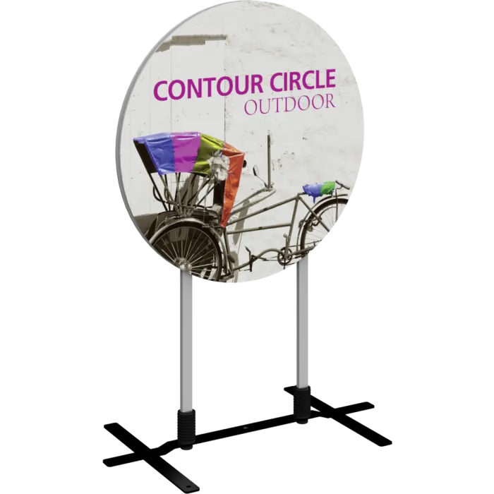 Contour Outdoor Sign Circle