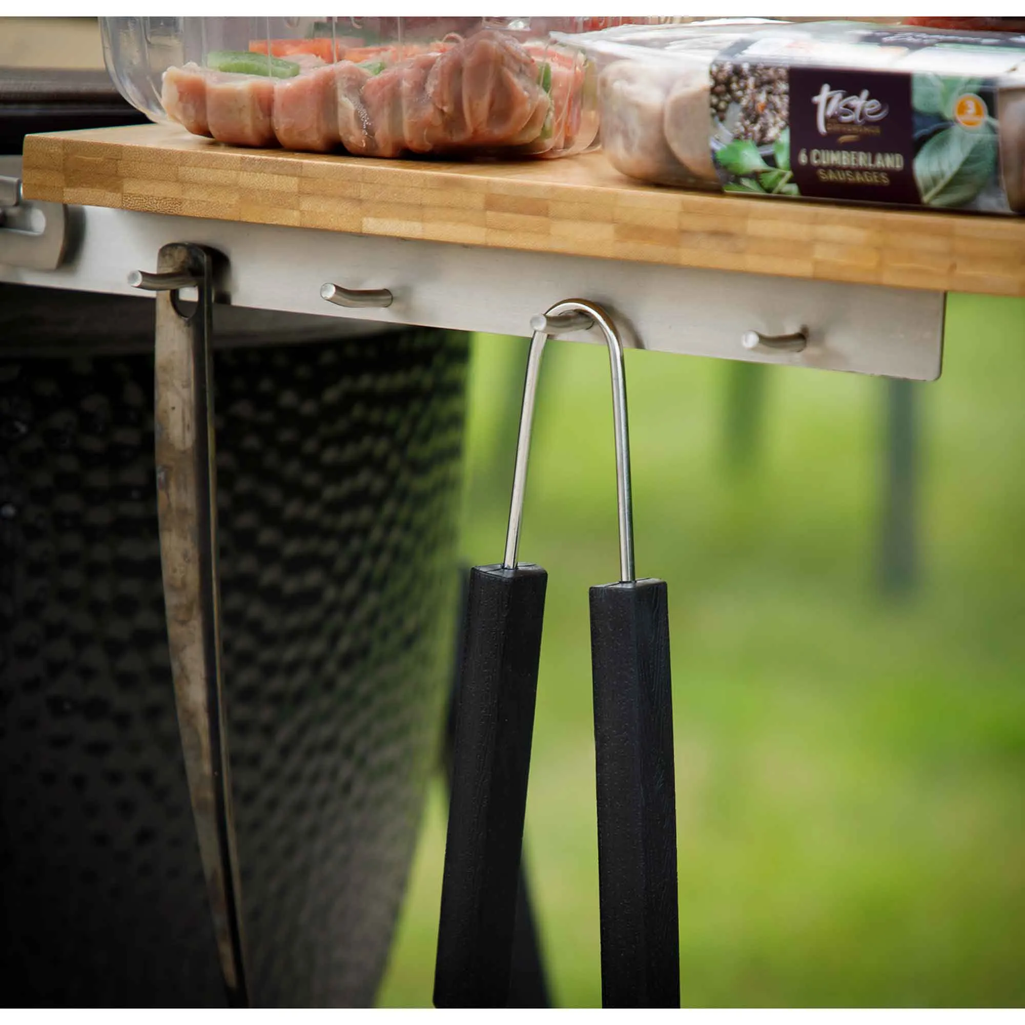Deluxe Kamado Style Ceramic BBQ Grill, Oven, Smoker with Wheeled Stand, 22"(56cm)  - DG159