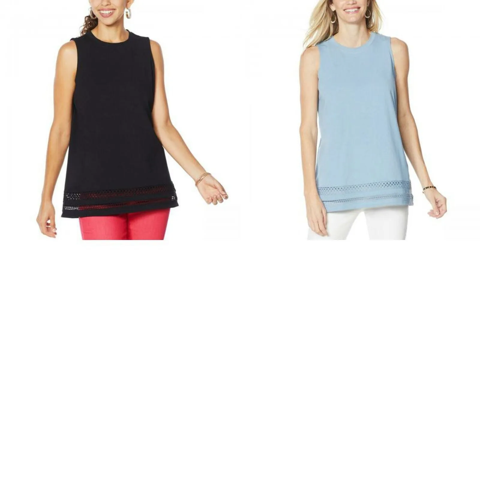 DG2 by Diane Gilman Women's Crochet Tank Top