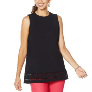 DG2 by Diane Gilman Women's Crochet Tank Top