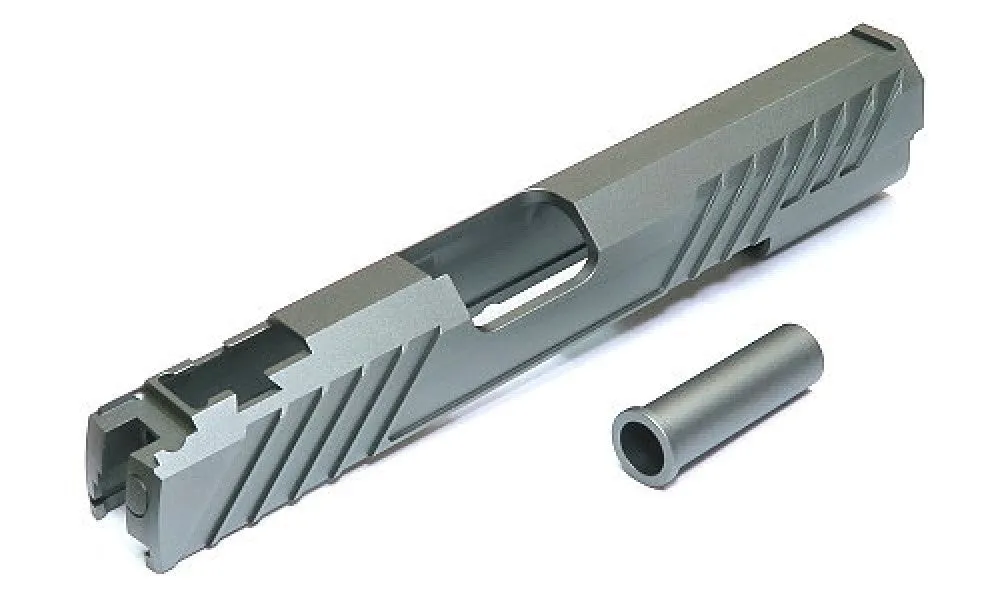 Dr. Black 5.1"Slides (Aluminum) Type 300 For TOKYO MARUI HI-CAPA5.1 - Grey