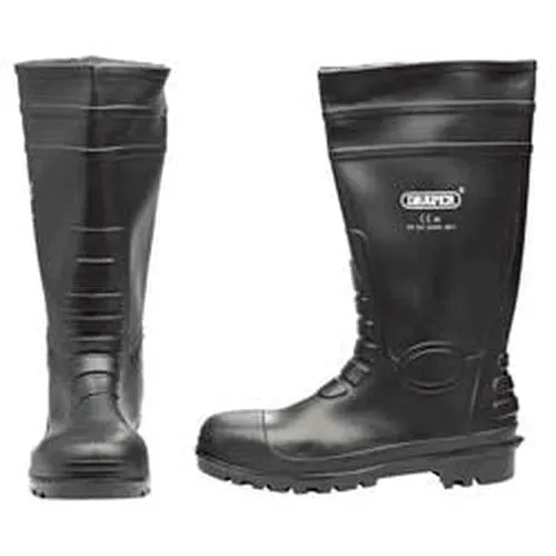 Draper 2699 Safety Wellington Boots, Size 9, S5 Dr-02699