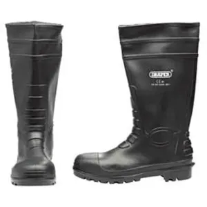 Draper 2699 Safety Wellington Boots, Size 9, S5 Dr-02699
