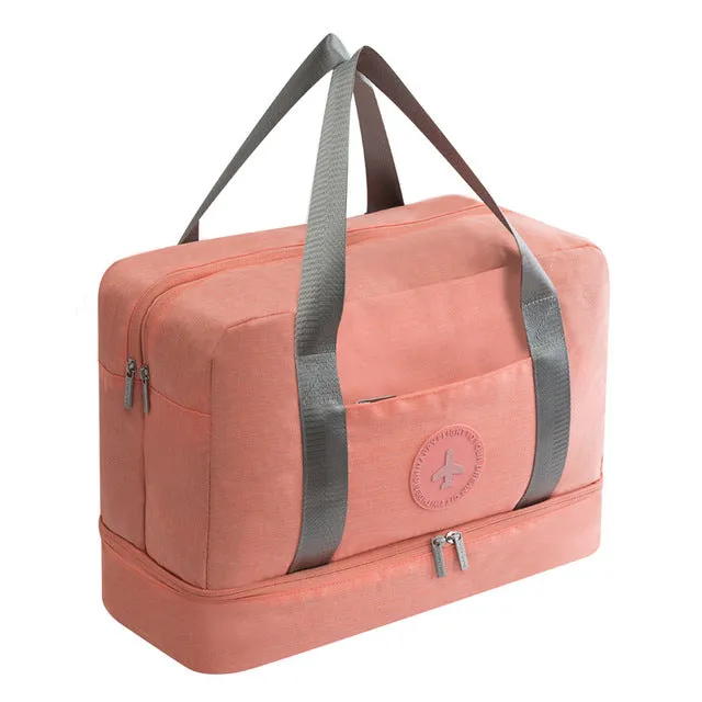 Dry and Wet Separation Beach Bag Sport Bag