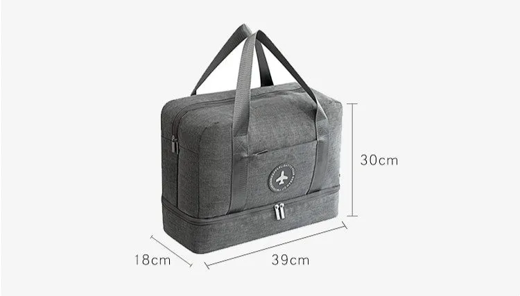 Dry and Wet Separation Beach Bag Sport Bag