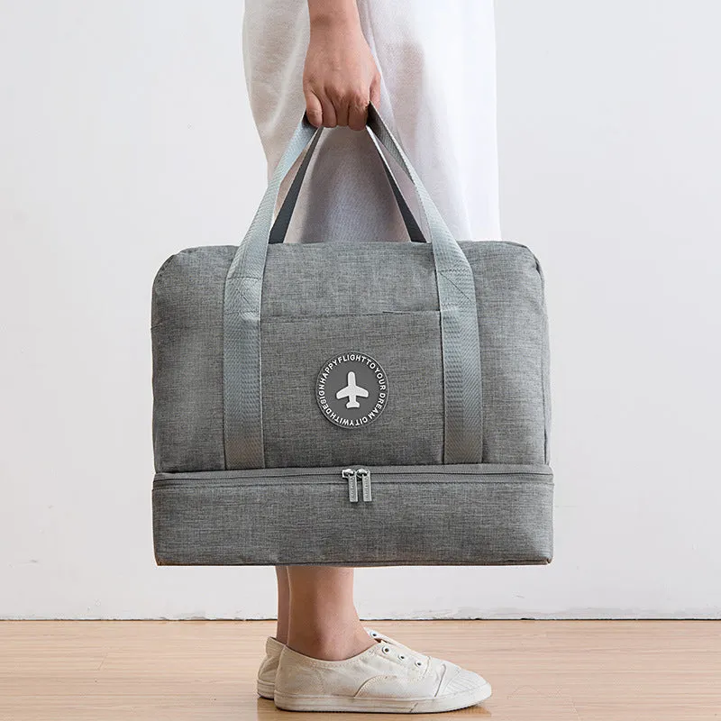 Dry and Wet Separation Beach Bag Sport Bag