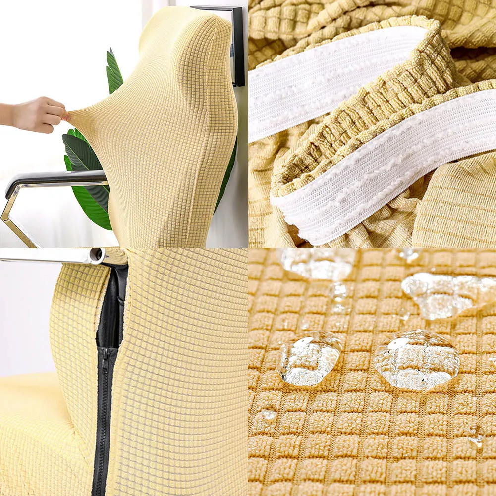 Dustproof Waterproof Elastic Office Chair Cover