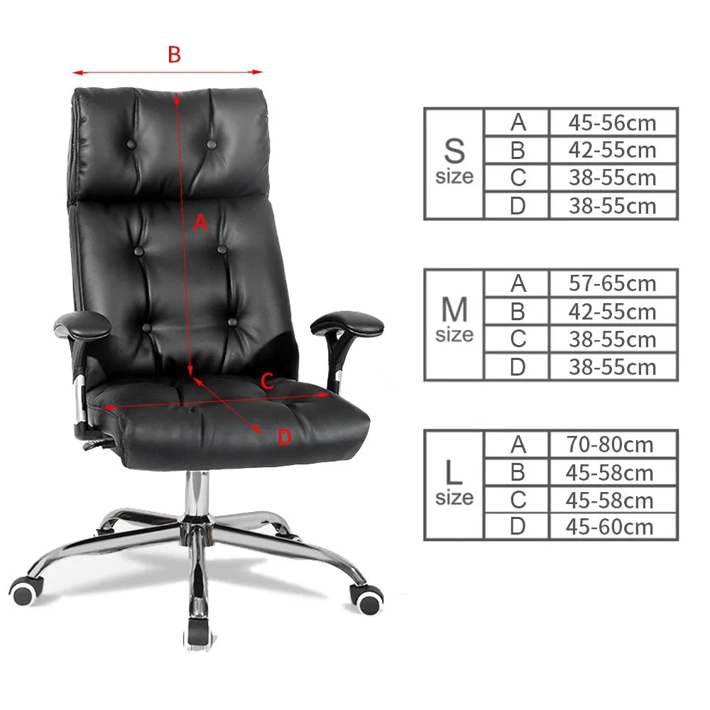 Dustproof Waterproof Elastic Office Chair Cover