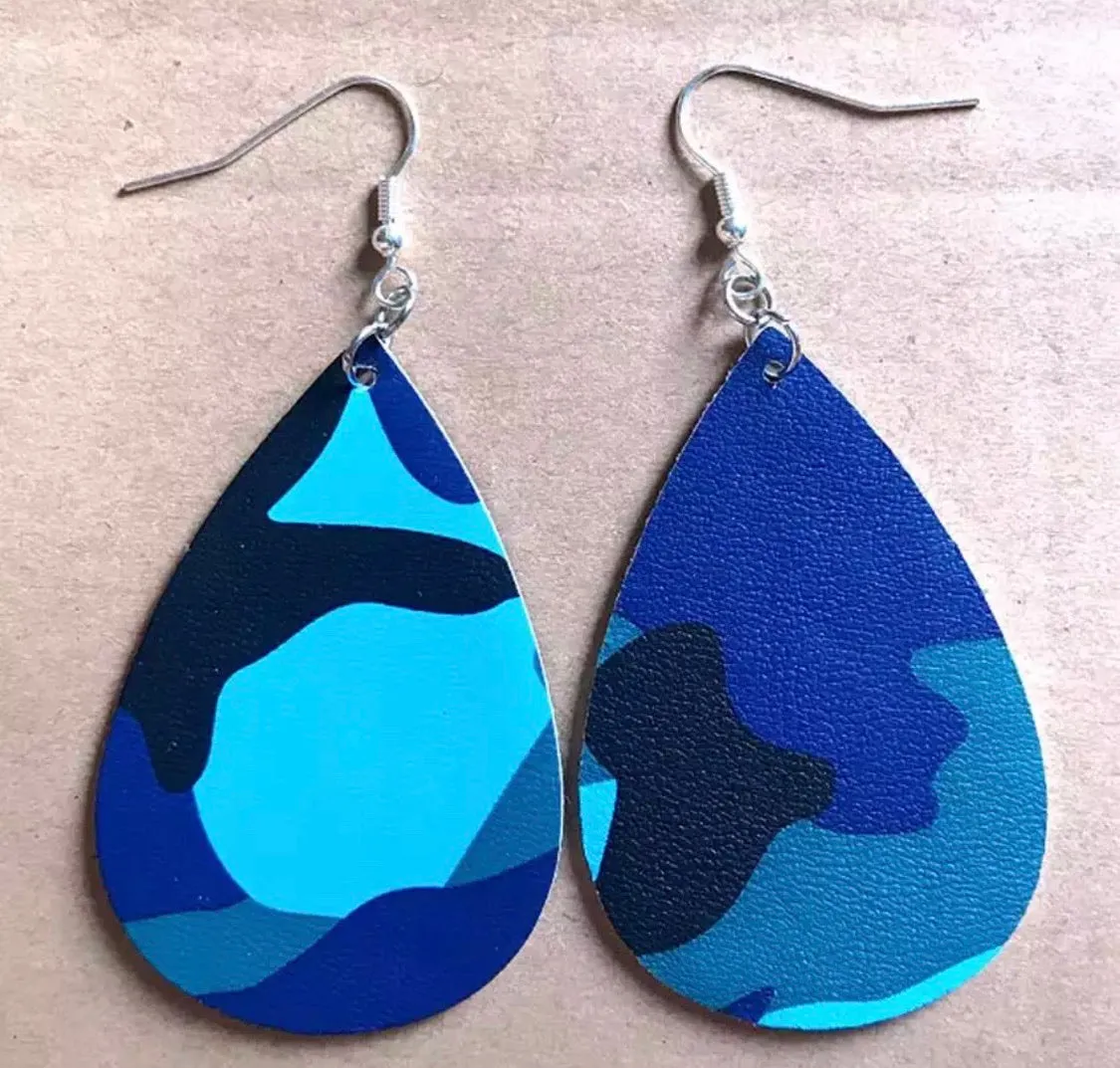 Earrings { Leather } Football. Buffalo plaid. Glitter. Basketball. Baseball. Volleyball. Paisley. Floral. Leopard. Rainbow. Giraffe. $5 jewelry!