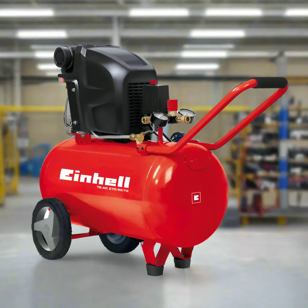 Einhell Air Compressor 1800W 50L - TE-AC 270/50/10 D
