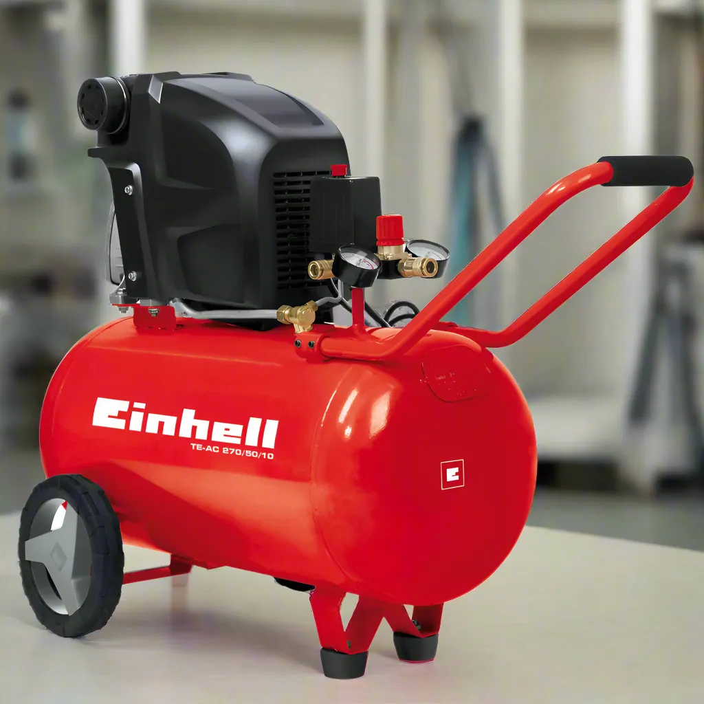 Einhell Air Compressor 1800W 50L - TE-AC 270/50/10 D