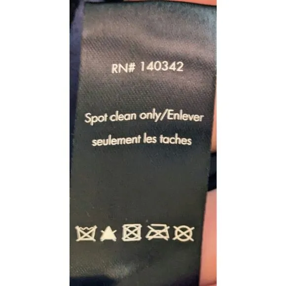 Elizabeth &amp; James Dress Womens 0 NEW Wesley Flip Sequin V-Neck Shift Blue Black