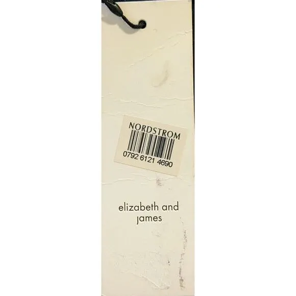 Elizabeth &amp; James Dress Womens 0 NEW Wesley Flip Sequin V-Neck Shift Blue Black
