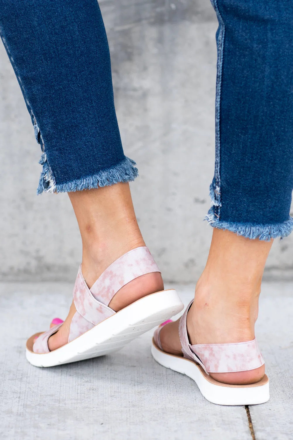 Ella Blush Pull On Pink | Sandals
