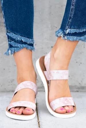 Ella Blush Pull On Pink | Sandals