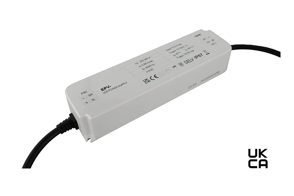 EPV-100P-12 | 100w | 12v | 8.33A | Ecopac PSU