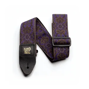 Ernie Ball Jacquard Guitar Strap - Purple Paisley