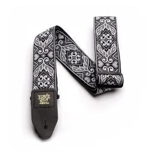 Ernie Ball Jacquard Guitar Strap - Tribal Silver