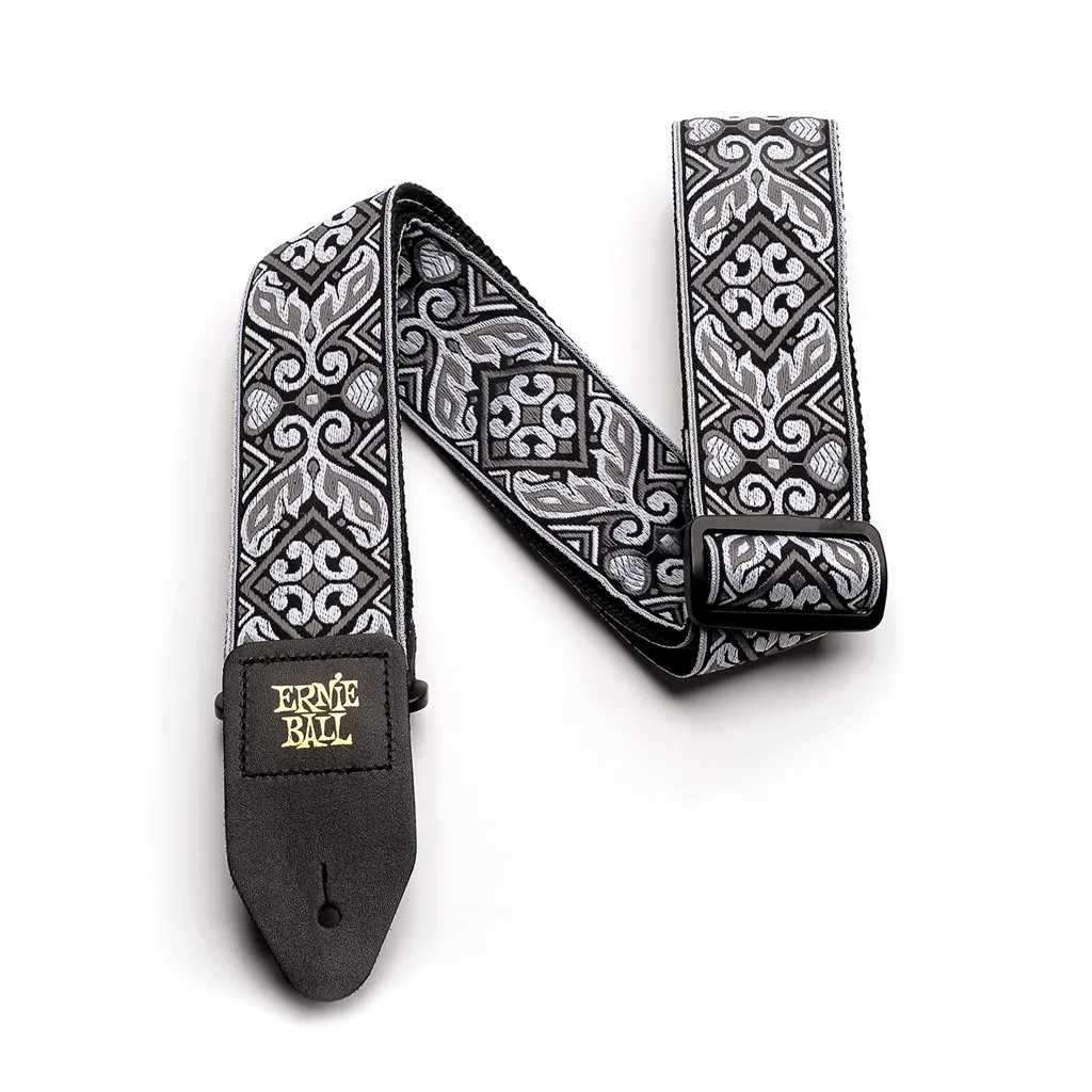Ernie Ball Jacquard Guitar Strap - Tribal Silver