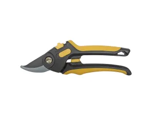 Expert Gardener Soft Grip Adjustable Pruner 3/4" Cutting Capacity in BlackYellow