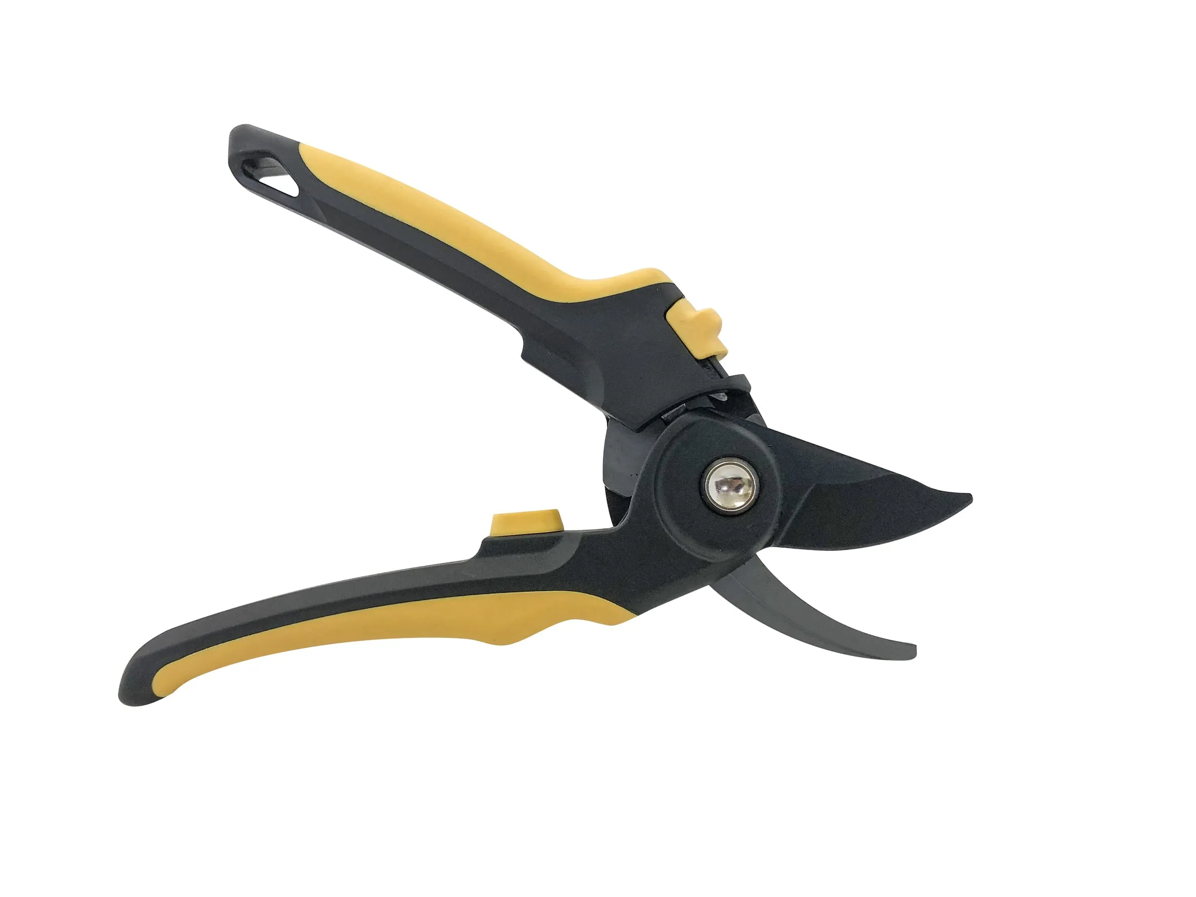 Expert Gardener Soft Grip Adjustable Pruner 3/4" Cutting Capacity in BlackYellow