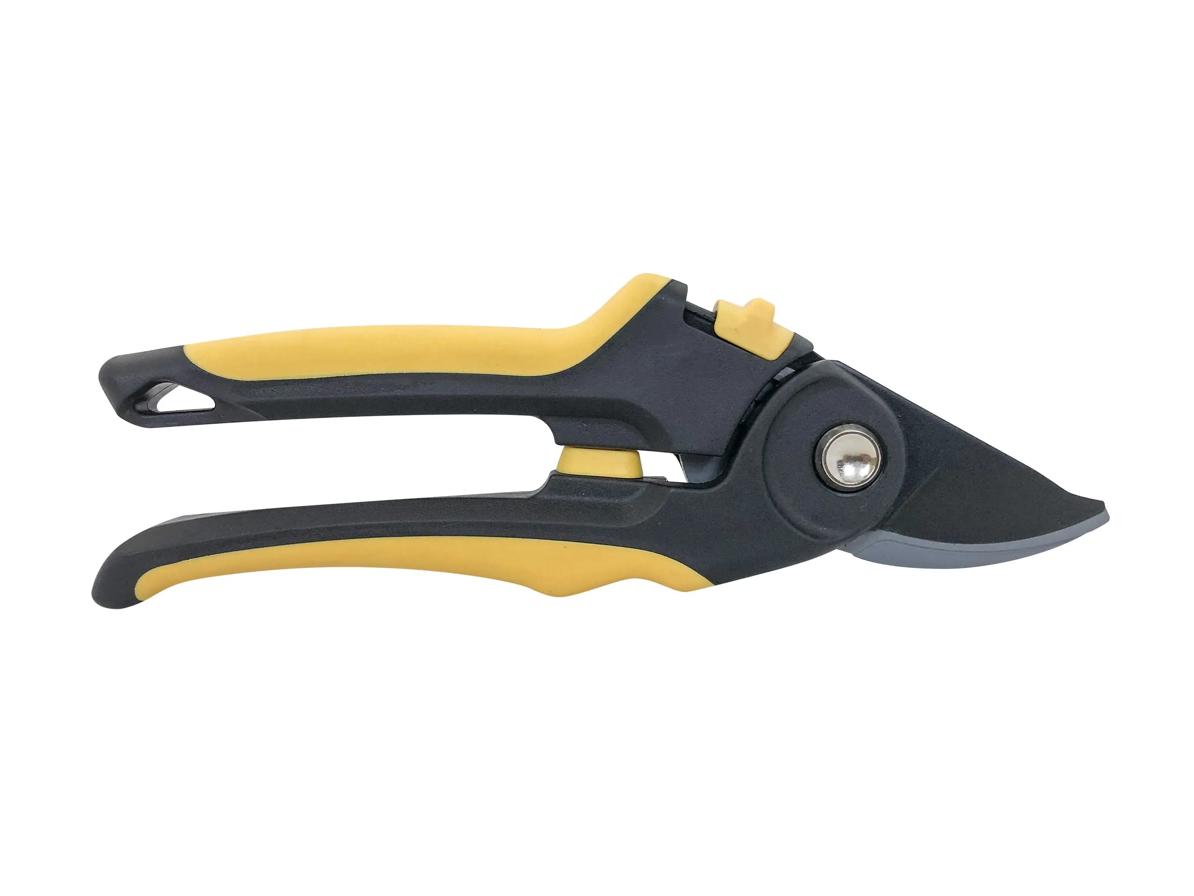 Expert Gardener Soft Grip Adjustable Pruner 3/4" Cutting Capacity in BlackYellow