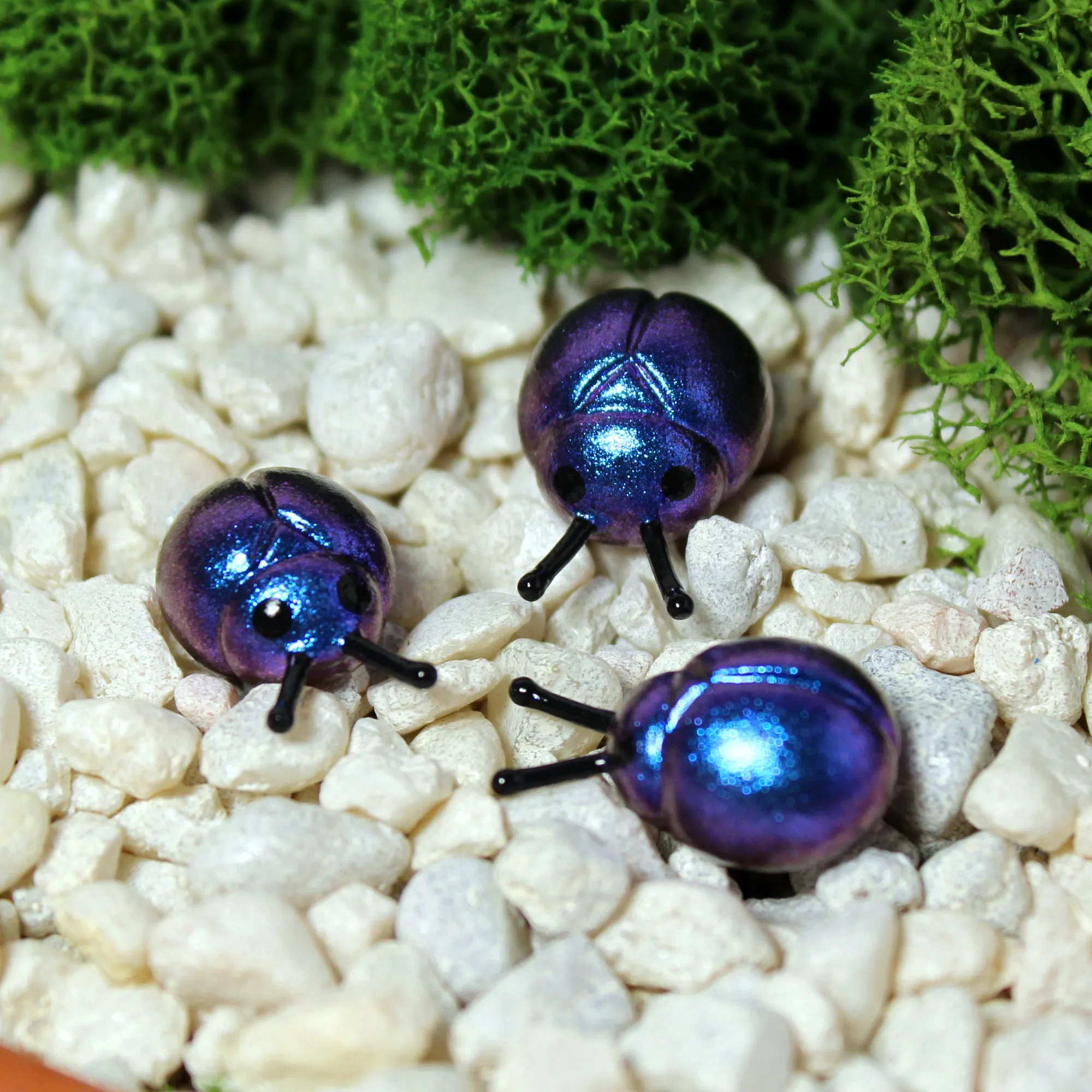 Fairy Garden Beetles (Set of 3)