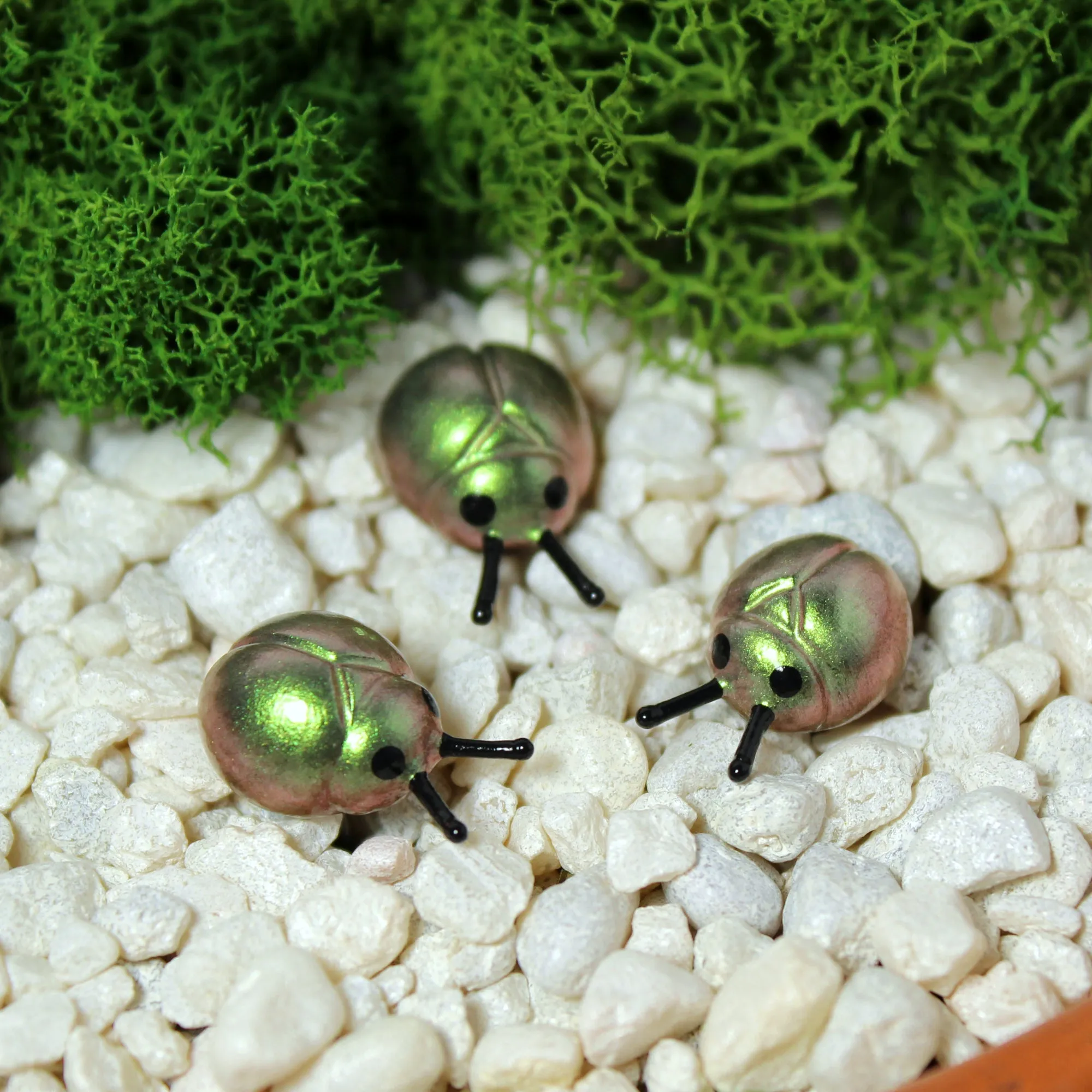 Fairy Garden Beetles (Set of 3)