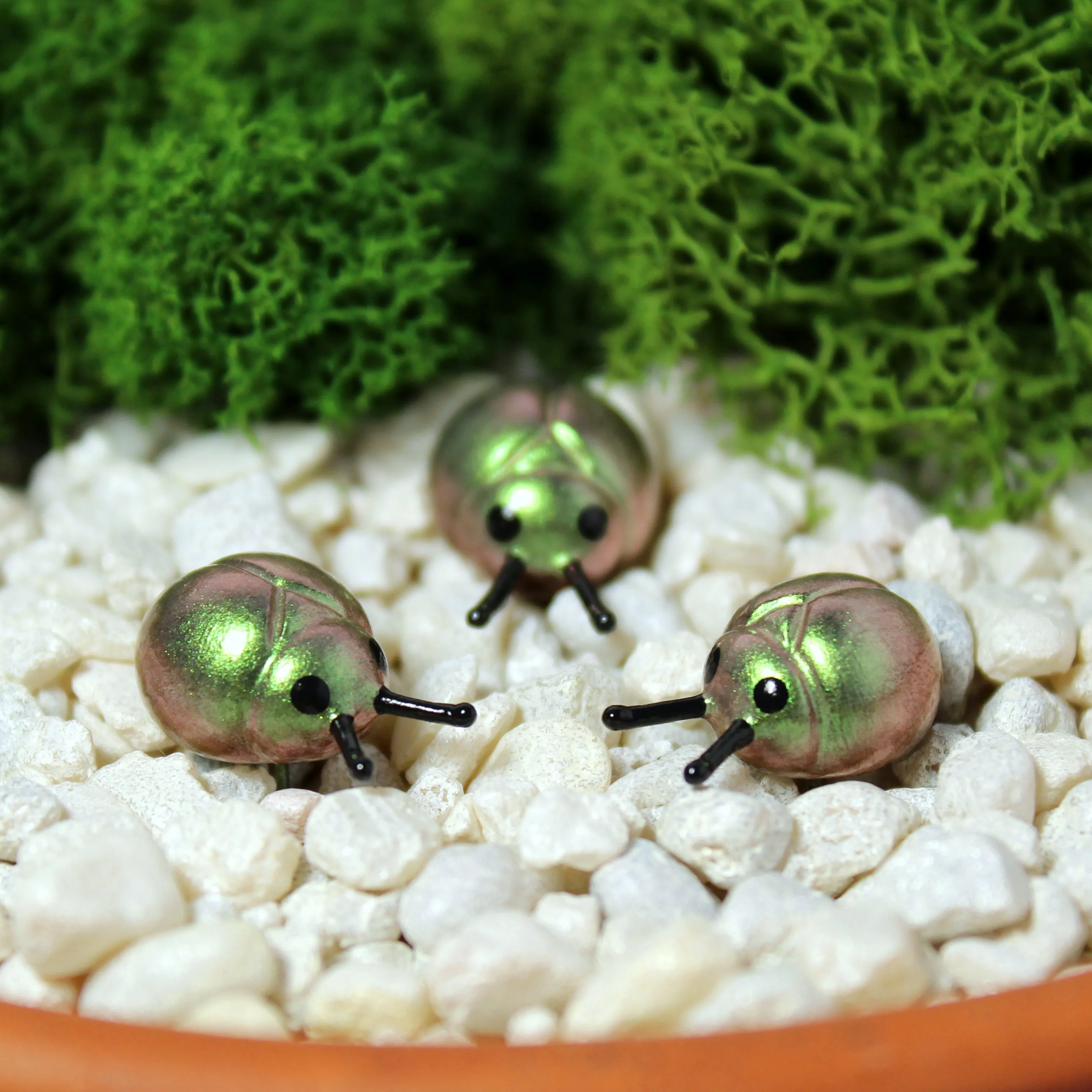 Fairy Garden Beetles (Set of 3)