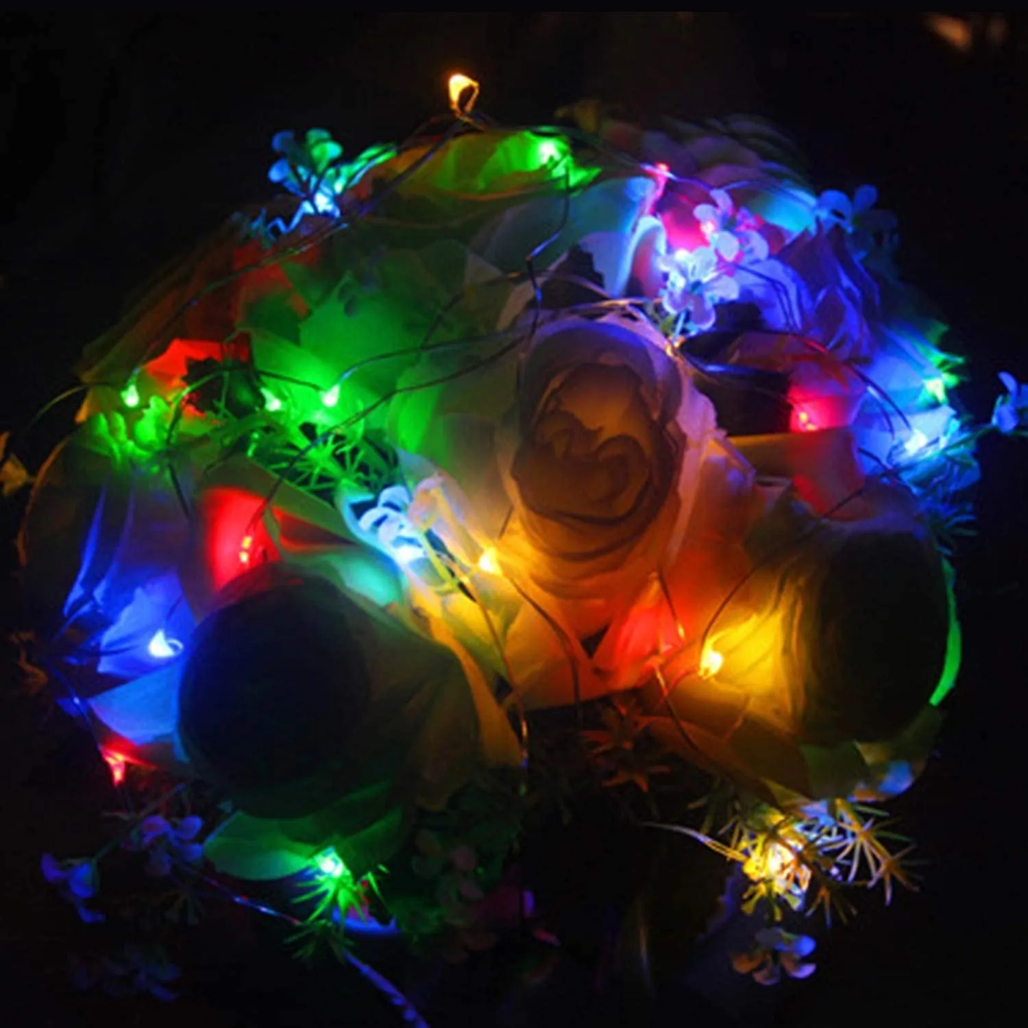 Fairy Lights USB Powered 33 FT 100 LED 8 Modes with Remote Control Sound Activated Waterproof Indoor Outdoor Multicolor 2 Pack Music Sync