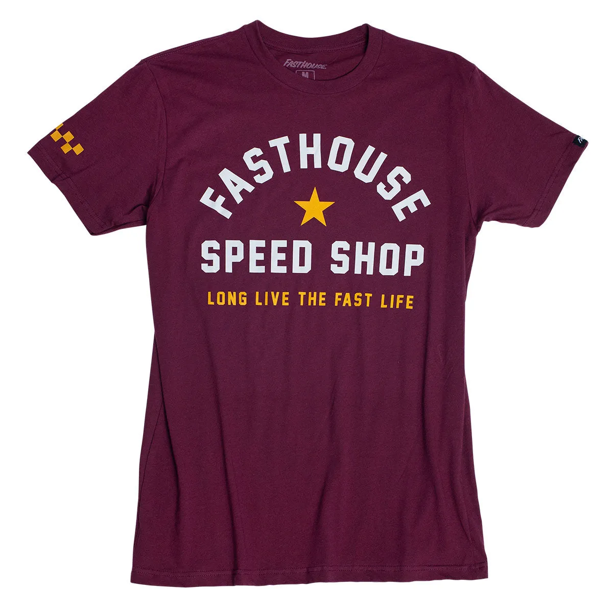 Fast Life Tee - Maroon