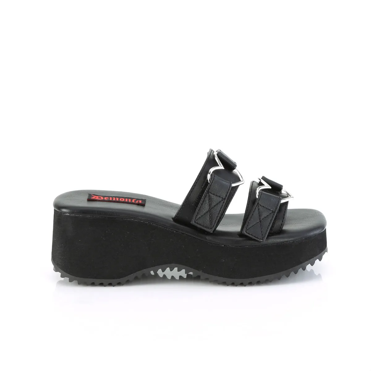 FLIP-12  Black Vegan Leather