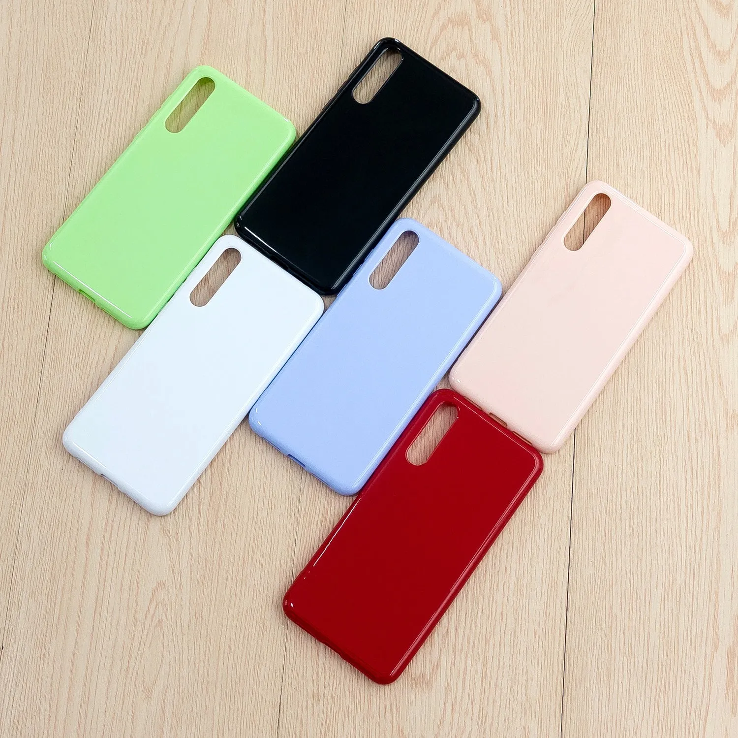 For HUAWEI P20/P20 Lite/P20 Pro Cellphone Case Simple Profile Soft TPU Phone Case Anti-Slip Smartphone Cover Milk white